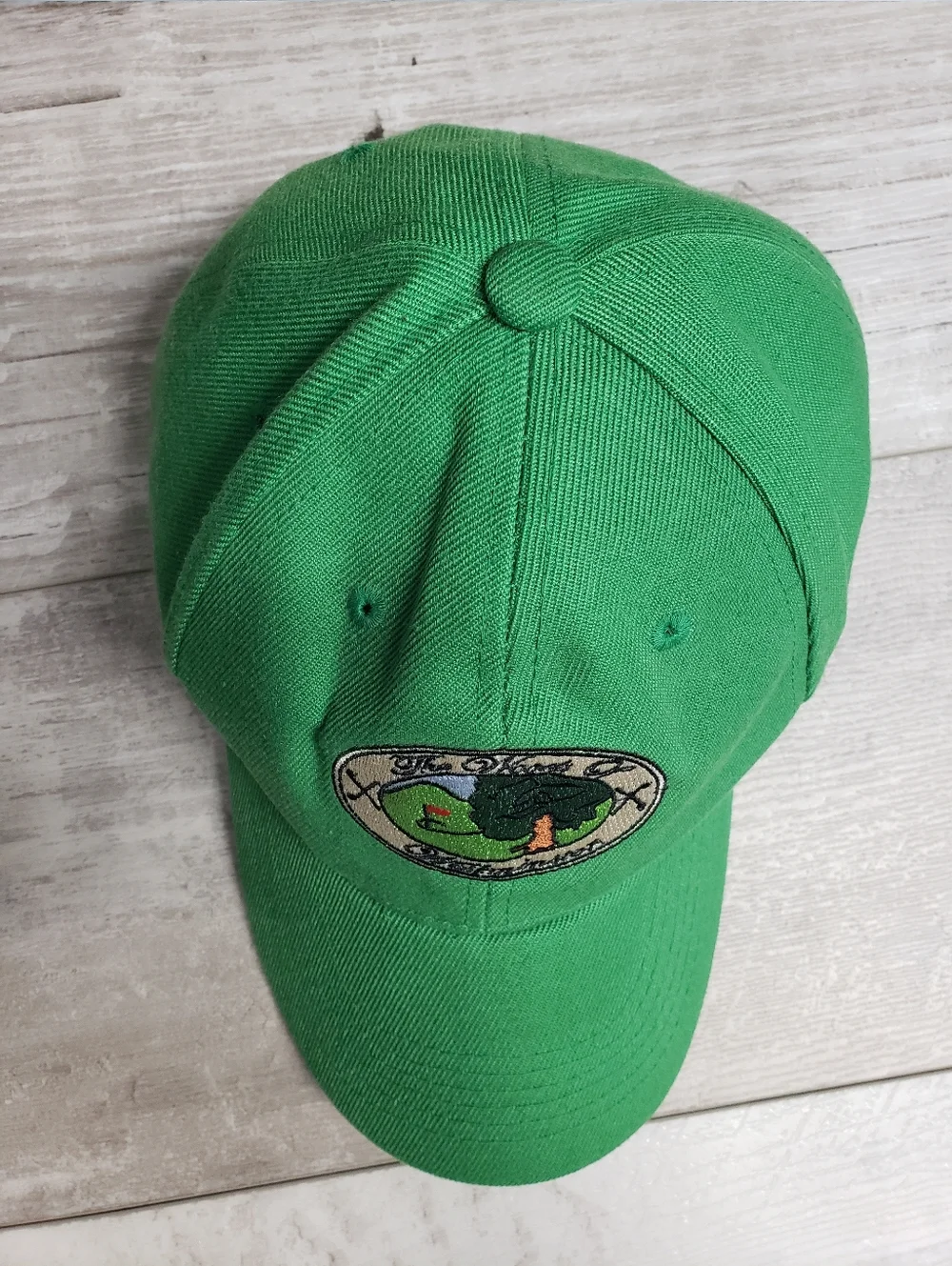 The Woods of Westminster Golf Club Hat Green Embroidered Baseball Cap